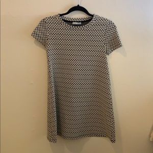 Zara geometric mod print dress